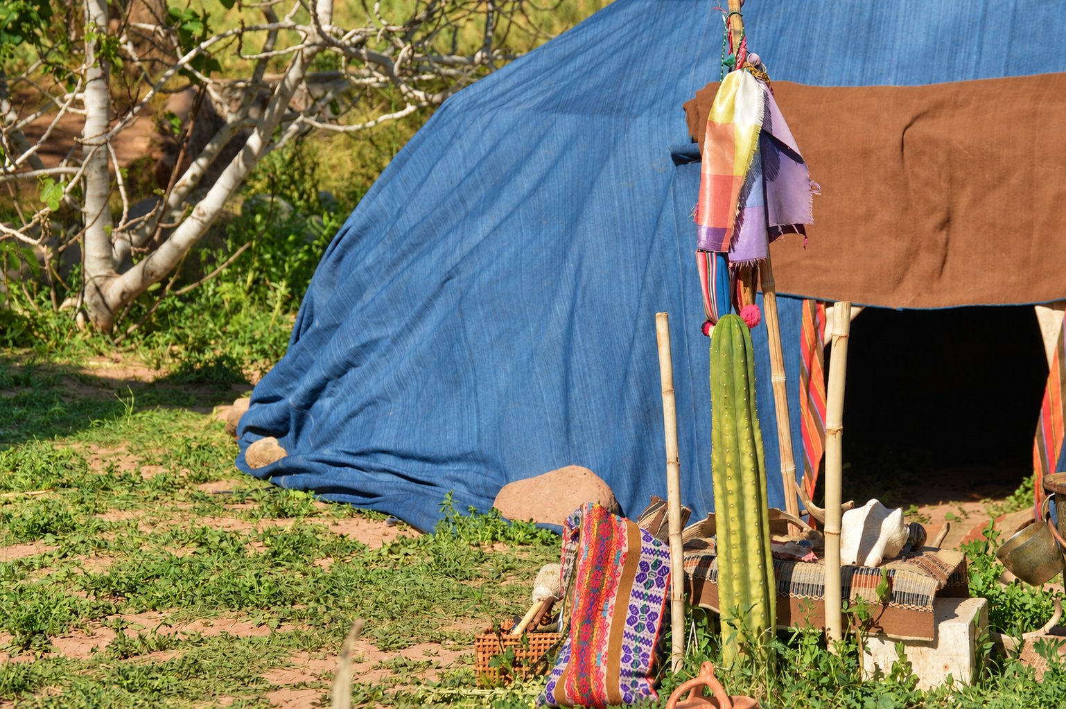 Temazcal ceremonial, vista cercana · Pacha Kai